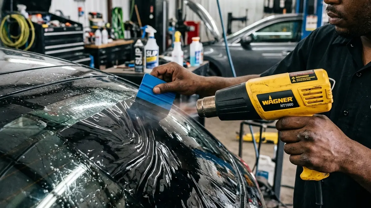 Car Window Tint Installation Shop
