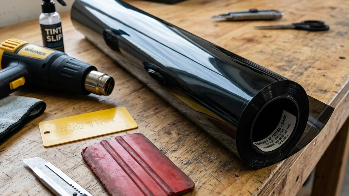 Premium roll of automotive window tint film