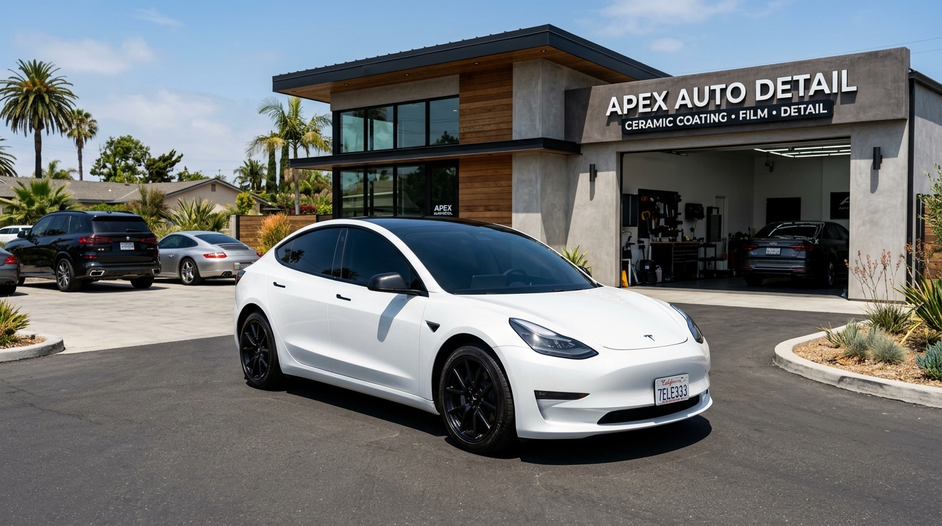 Tesla Model 3 Ceramic Tint Installation